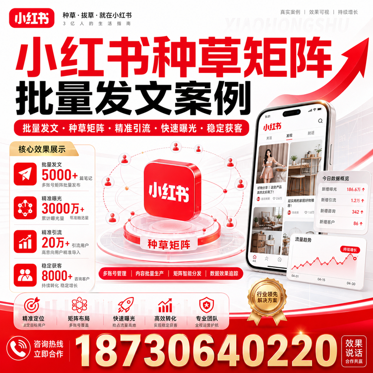 阳江小红书种草矩阵批量发文案例
